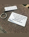 Personalized Metal Card & Keychain Gift Set | Custom Engraved Stainless Steel Gift – AHP Customize