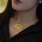 Butterfly Heart Shape Necklace - AHP Customize
