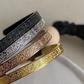 Pack of 3 Ayat ul Kursi Bracelets | Gold, Silver & Black | Stainless Steel Laser Engraved with Gift Box – AHP Customize