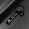 Fully Customized Drive Safe Keychain | Personalized Name, Initial & Custom Message Metal Keychain