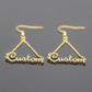 Personalized Custom Name Earrings | Customized Name Earrings for Women & Girls