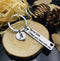 Fully Customized Drive Safe Keychain | Personalized Name, Initial & Custom Message Metal Keychain
