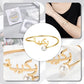 Personalized Name Bangle With White Stone - AHP Customize