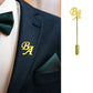 Customized Initial Lapel Pin | Personalized Name & Monogram Pin – AHP Customize