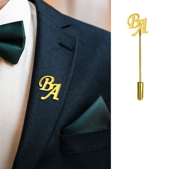 Customized Initial Lapel Pin | Personalized Name & Monogram Pin – AHP Customize