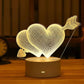 Custom 3D LED Illusion Lamp for Fiancé | Personalized Acrylic Night Lamp – AHP Customize