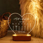 Custom 3D LED Illusion Lamp for Fiancé | Personalized Acrylic Night Lamp – AHP Customize