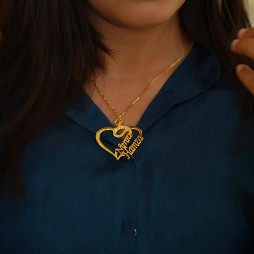 Customize Heart Shape Necklace - AHP Customize