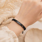 Custom Engraved Name Bracelet for Women & Men | Adjustable Black Braided Cord | Personalized Gift