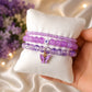 Butterfly Bliss Bracelet Set – 3 Piece Beaded Butterfly Charm Bracelets | AHP Customize