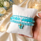 Butterfly Bliss Bracelet Set – 3 Piece Beaded Butterfly Charm Bracelets | AHP Customize