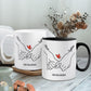 Personalized Anniversary Gift Mug | Custom Photo & Name Coffee Mug for Couples – AHP Customize