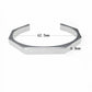 Stainless Steel Hexagon Cuff Bangle - AHP Customize