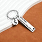 Fully Customized Drive Safe Keychain | Personalized Name, Initial & Custom Message Metal Keychain