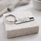 Fully Customized Keychain | Personalized Name & Custom Message Metal Keychain