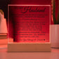 Romantic Gift from Wife – Personalized Acrylic Table Stand