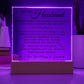 Romantic Gift from Wife – Personalized Acrylic Table Stand