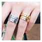 Personalized Engraved Dual Name Adjustable Ring - AHP Customize